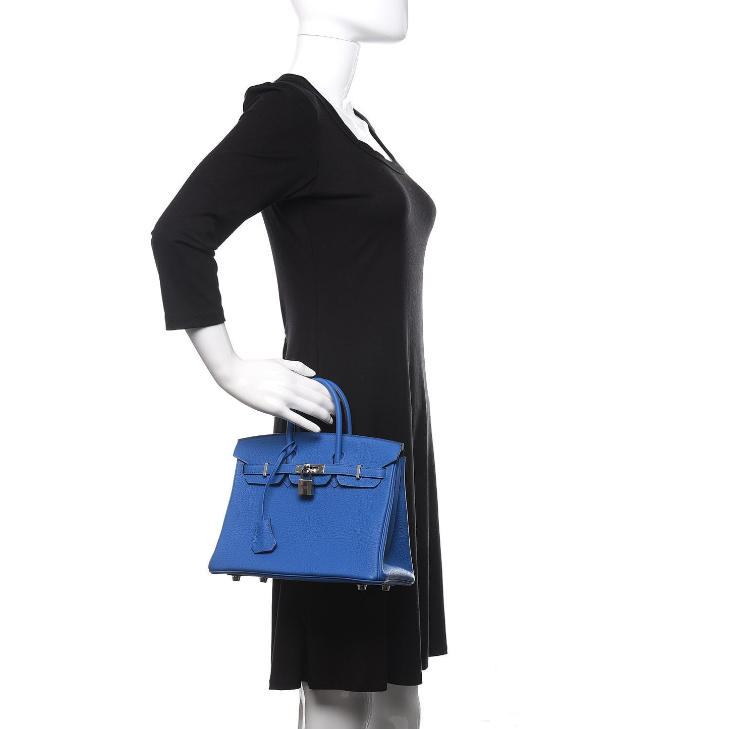 Togo Birkin 25 Bleu Zellige