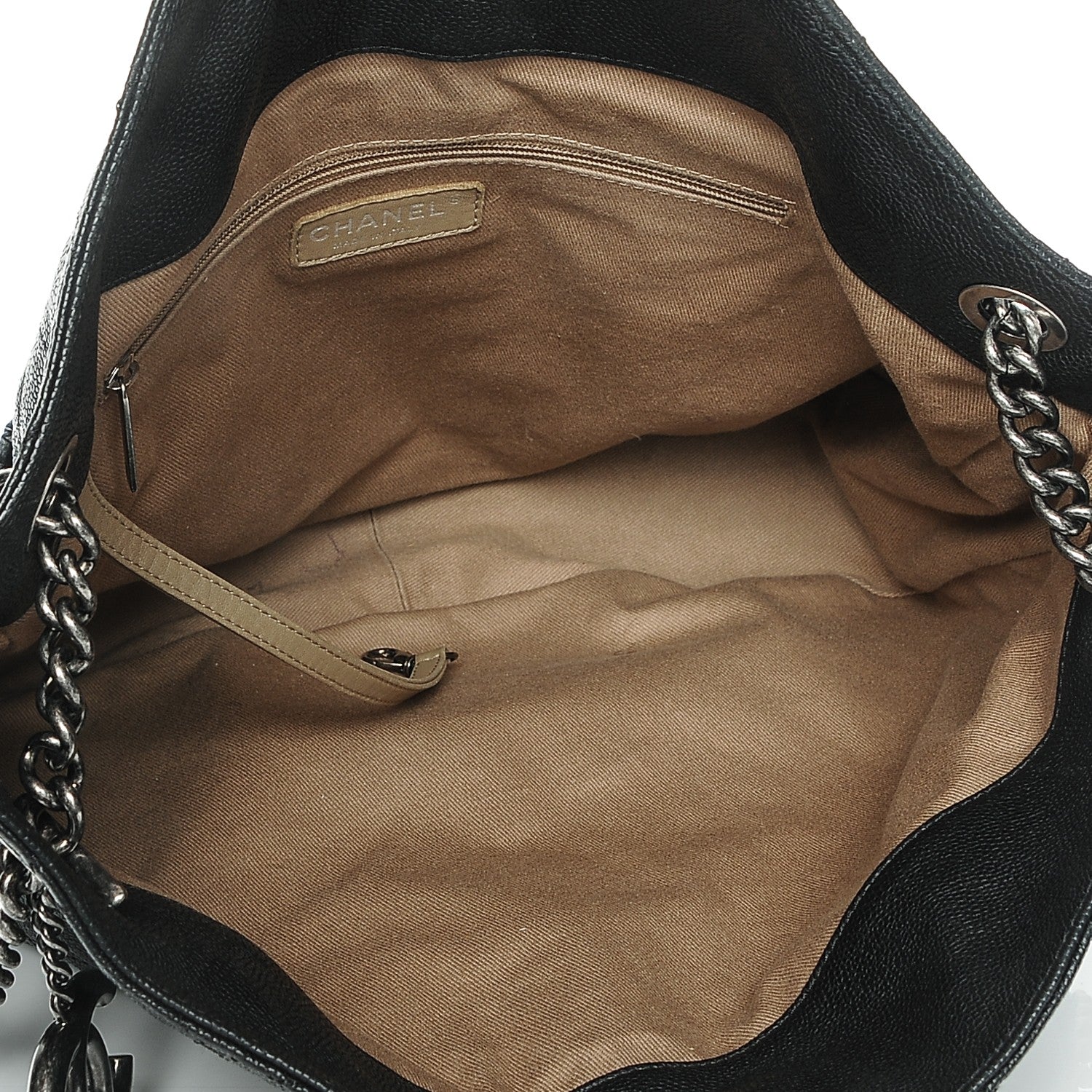 Chanel Caviar Quilted Simply CC Hobo Black 6 of 9