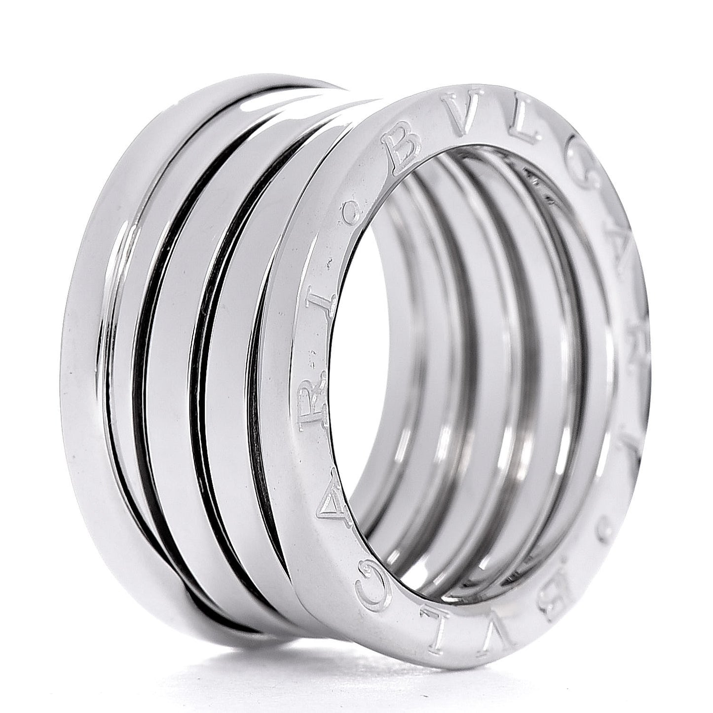 18K White Gold B.Zero1 4 Band Ring 51 5.75