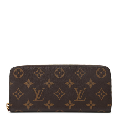 Louis Vuitton Monogram Clemence Wallet Fuchsia 1 of 6