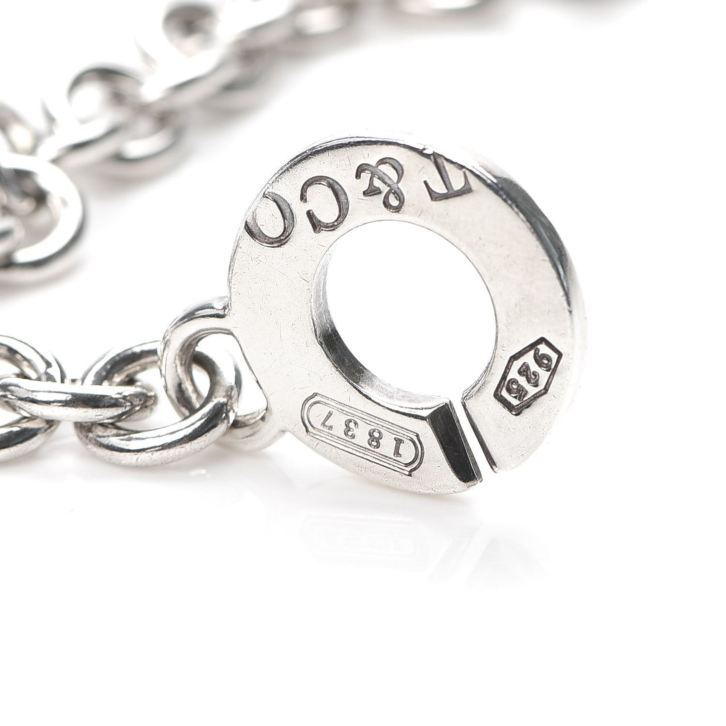 Sterling Silver 1837 Circle Clasp Bracelet