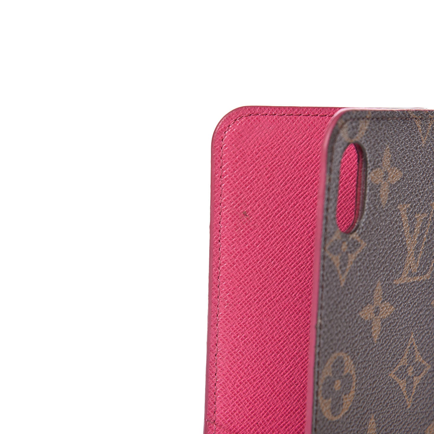 Louis Vuitton Monogram iPhone XS Max Folio Case Rose Pop 9 of 12