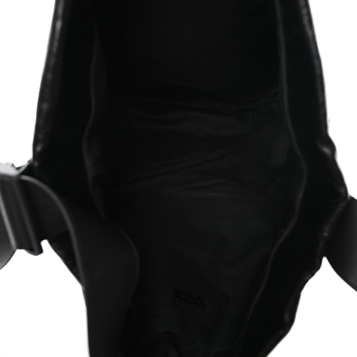 Arena Calfskin Large Monaco Shoulder Bag Black