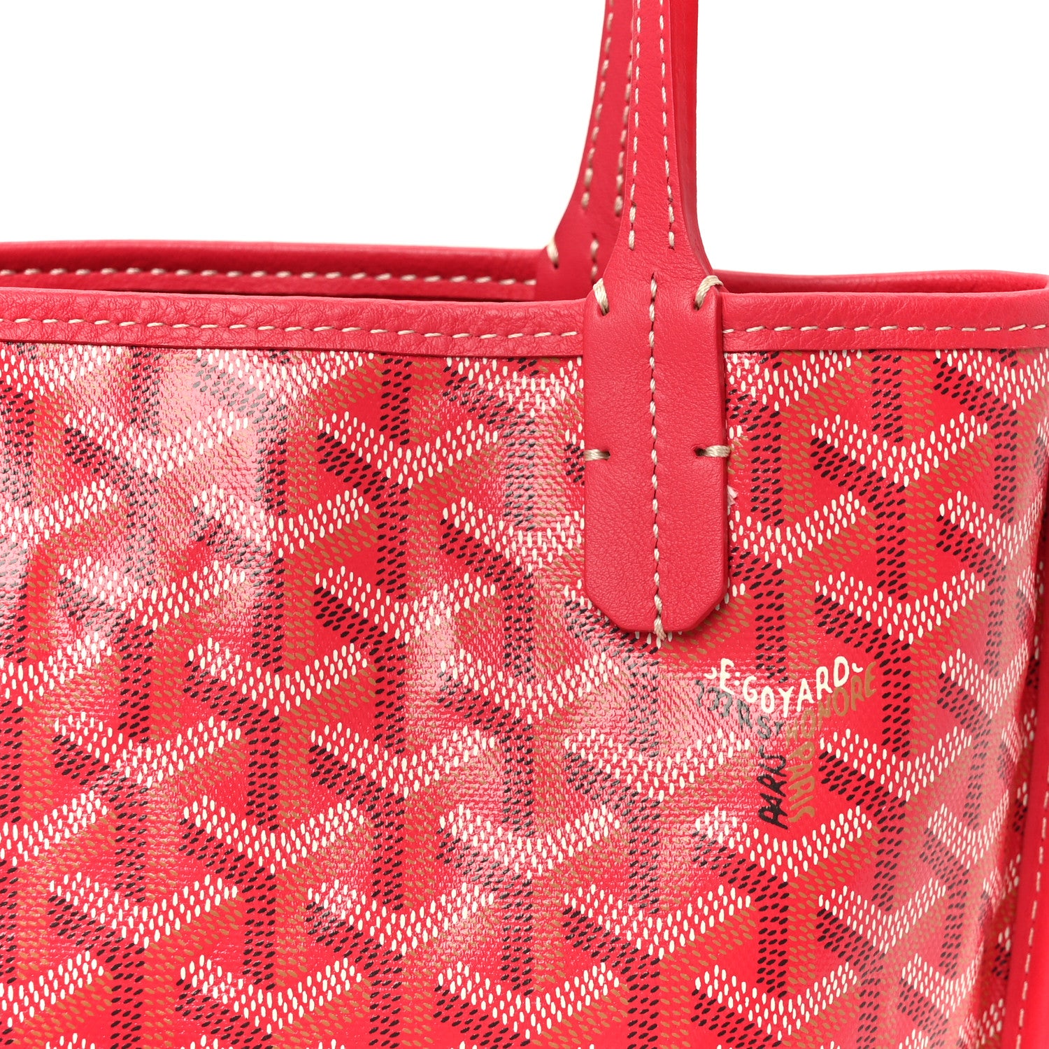Goyard Goyardine Le Jardin Reversible Mini Anjou Fuchsia 14 of 18