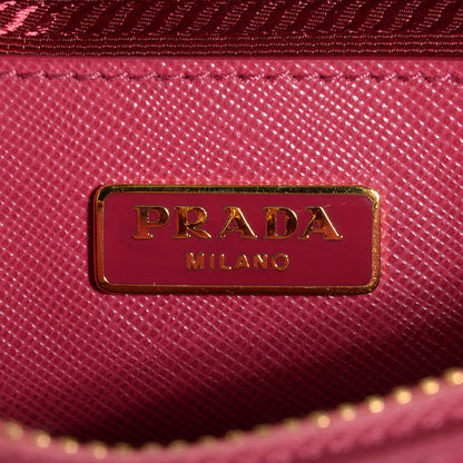 Prada Saffiano Lux Mini Promenade Tote Peonia 12 of 12