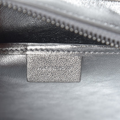 Celine Laminated Lambskin Nano Luggage Silver 7 of 11