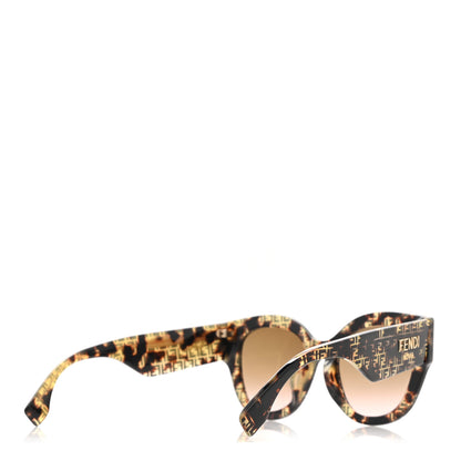 Fendi Acetate FF 53mm Sunglasses 0452/F/S Tortoise 6 of 7