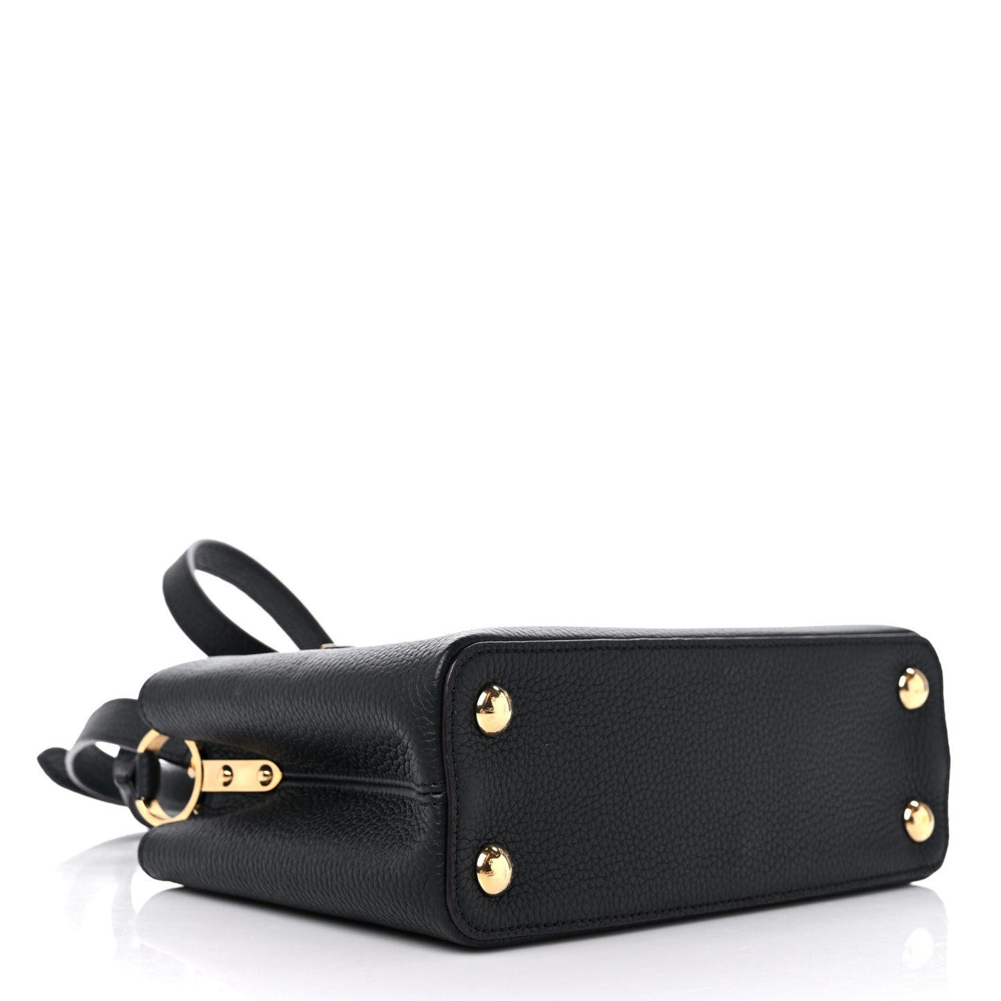Taurillon Capucines BB Black Fuchsia