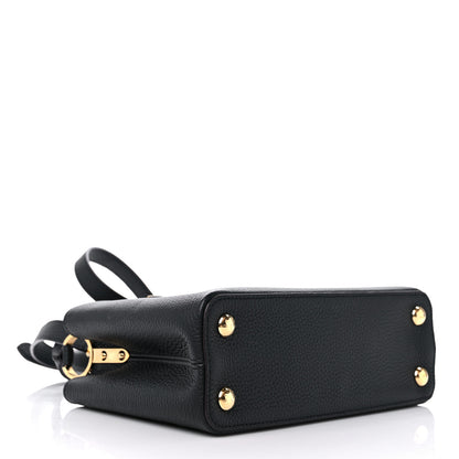 Louis Vuitton Taurillon Capucines BB Black Fuchsia 4 of 9