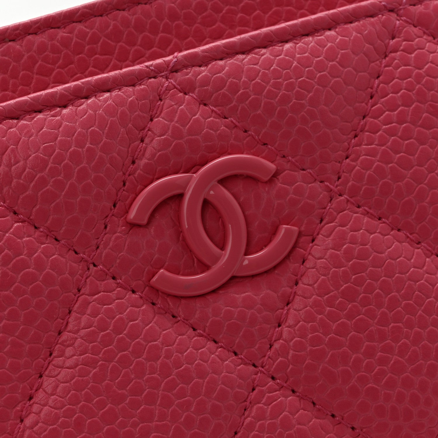 Chanel Caviar Quilted Incognito Card Holder Pink 11 of 12