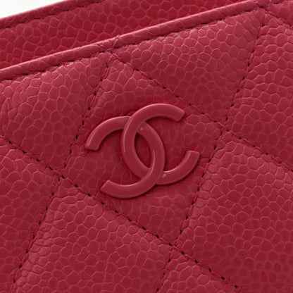 Chanel Caviar Quilted Incognito Card Holder Pink 11 of 12