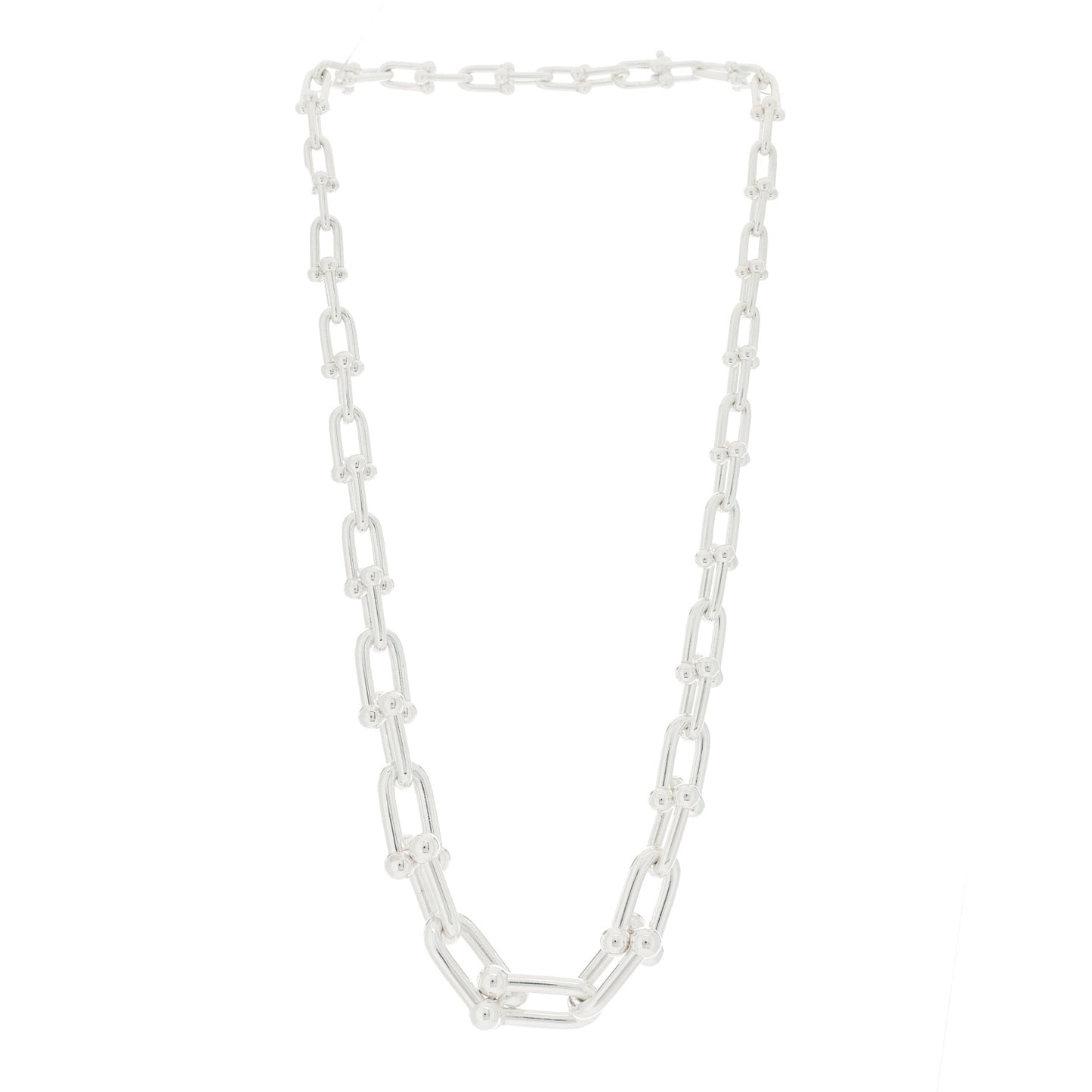 Sterling Silver HardWear Graduated Link Necklace