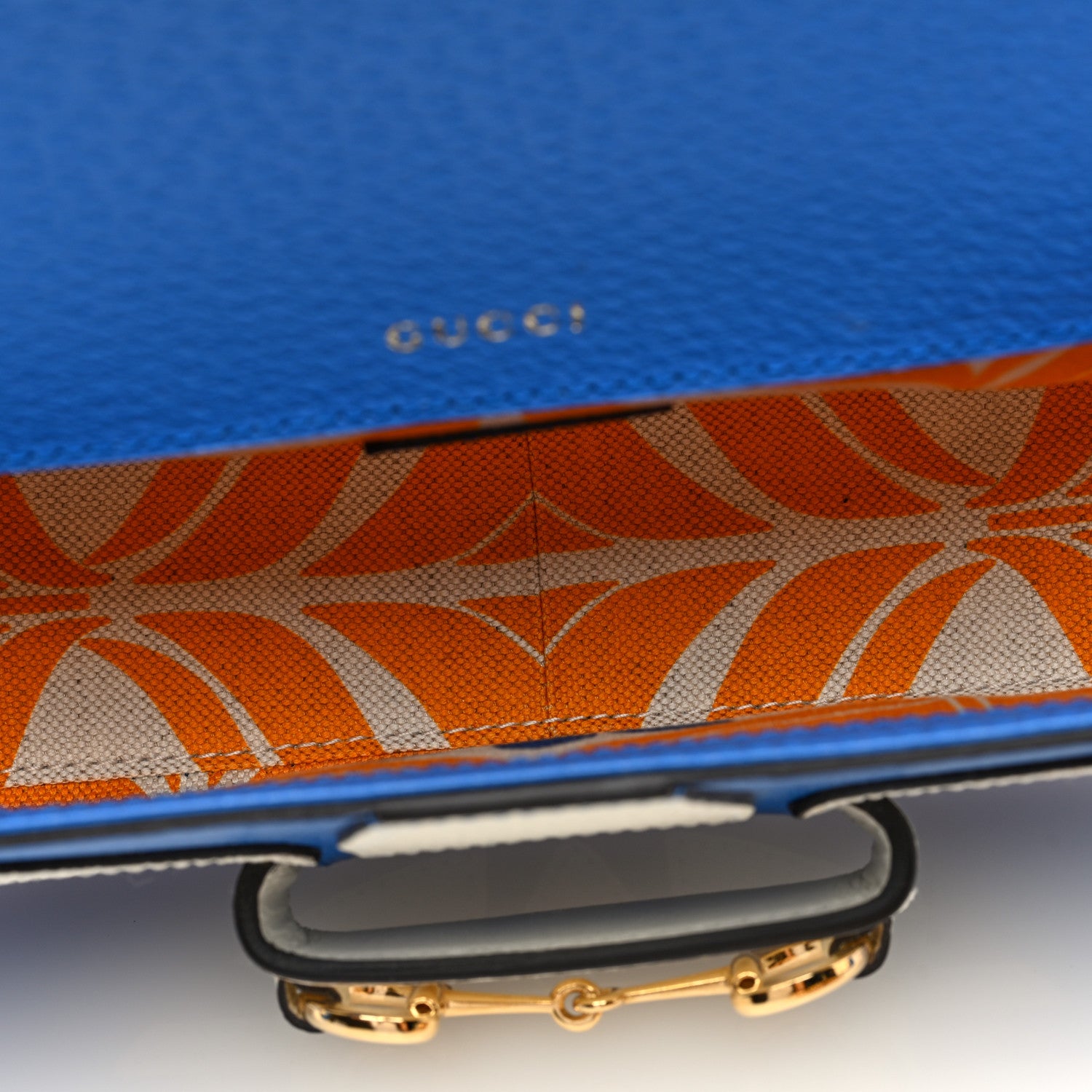 Gucci X ADIDAS Textured Dollar Calfskin Web Small Trefoil Horsebit