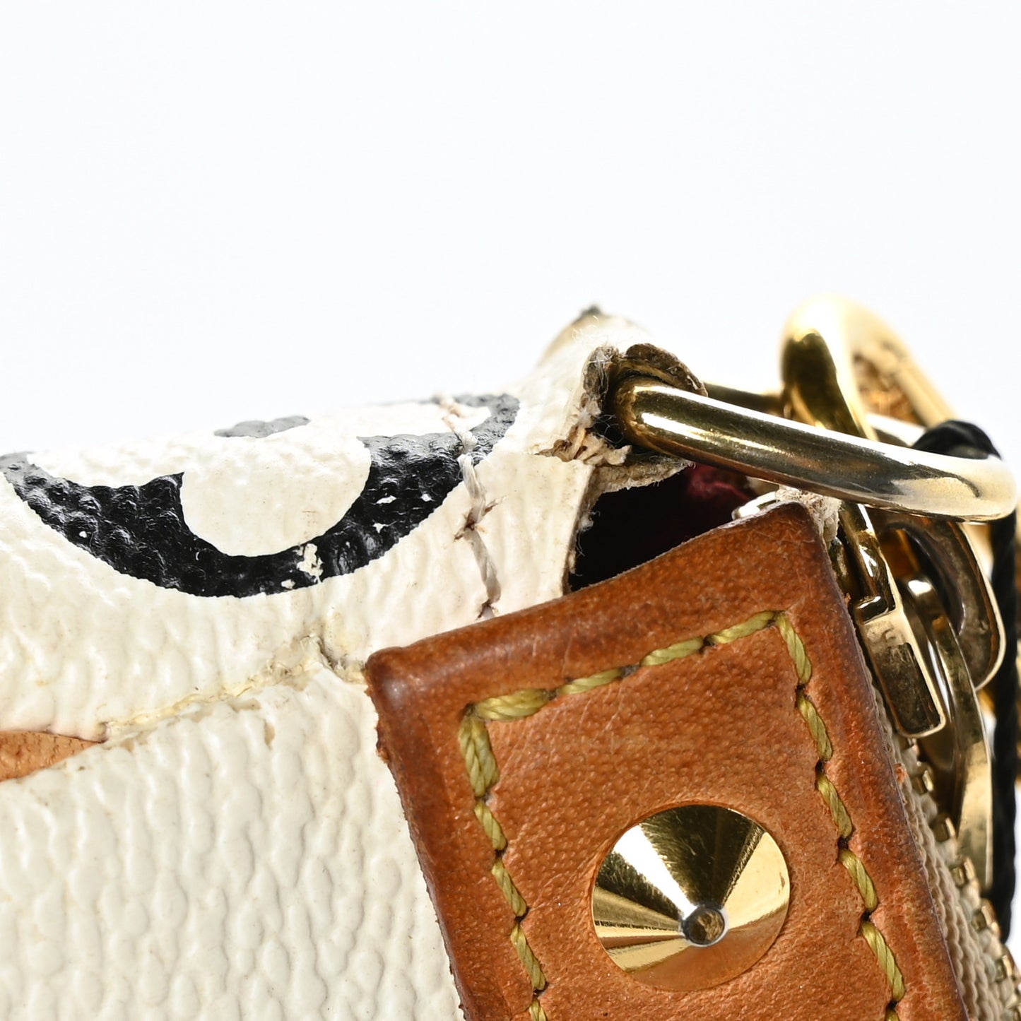 Monogram Multicolor Pochette Accessories White