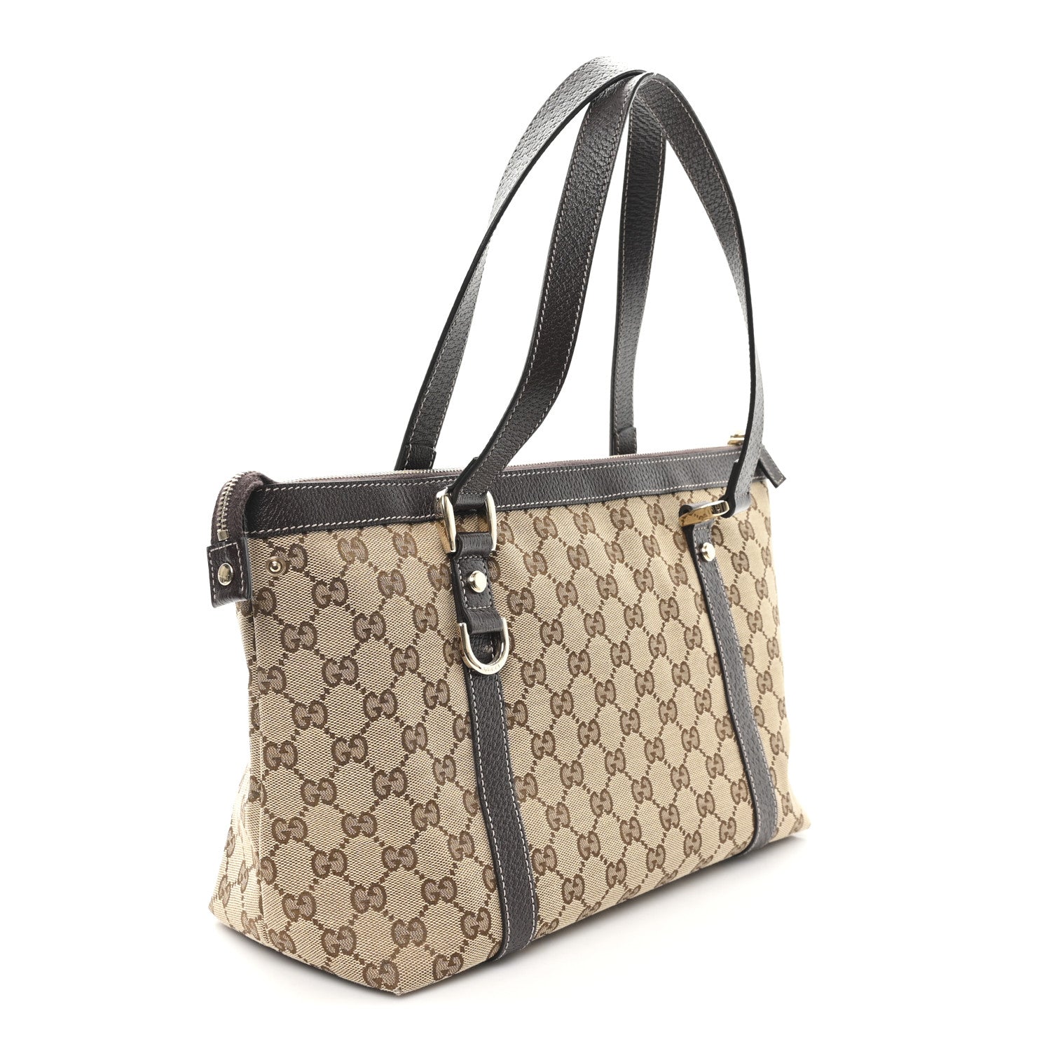 Gucci Monogram Medium Abbey Tote Brown 3 of 10