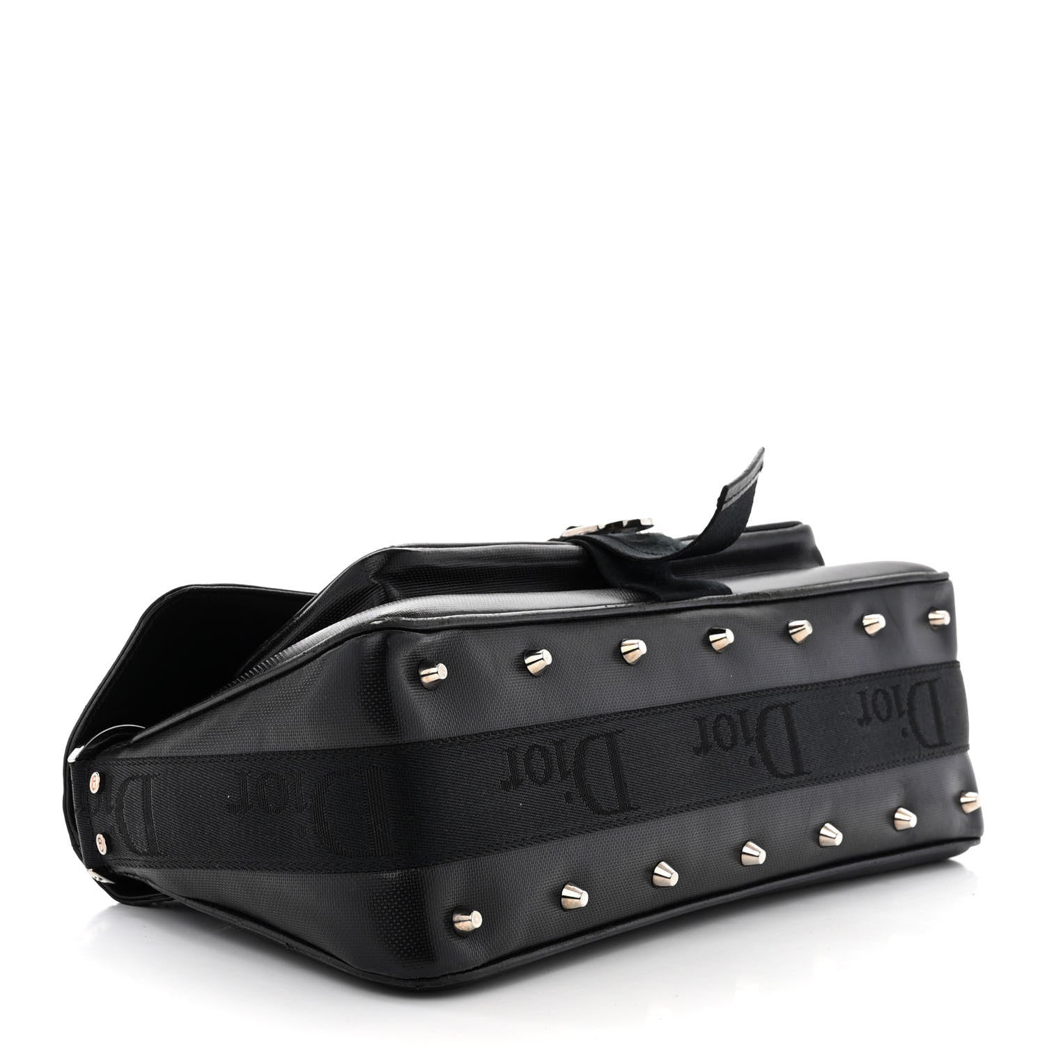 Christian Dior Coated Canvas Crystal Hardcore Bag Black 4 of 16