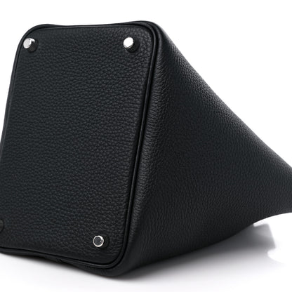 Hermes Taurillon Clemence Picotin Lock 18 PM Black 9 of 10
