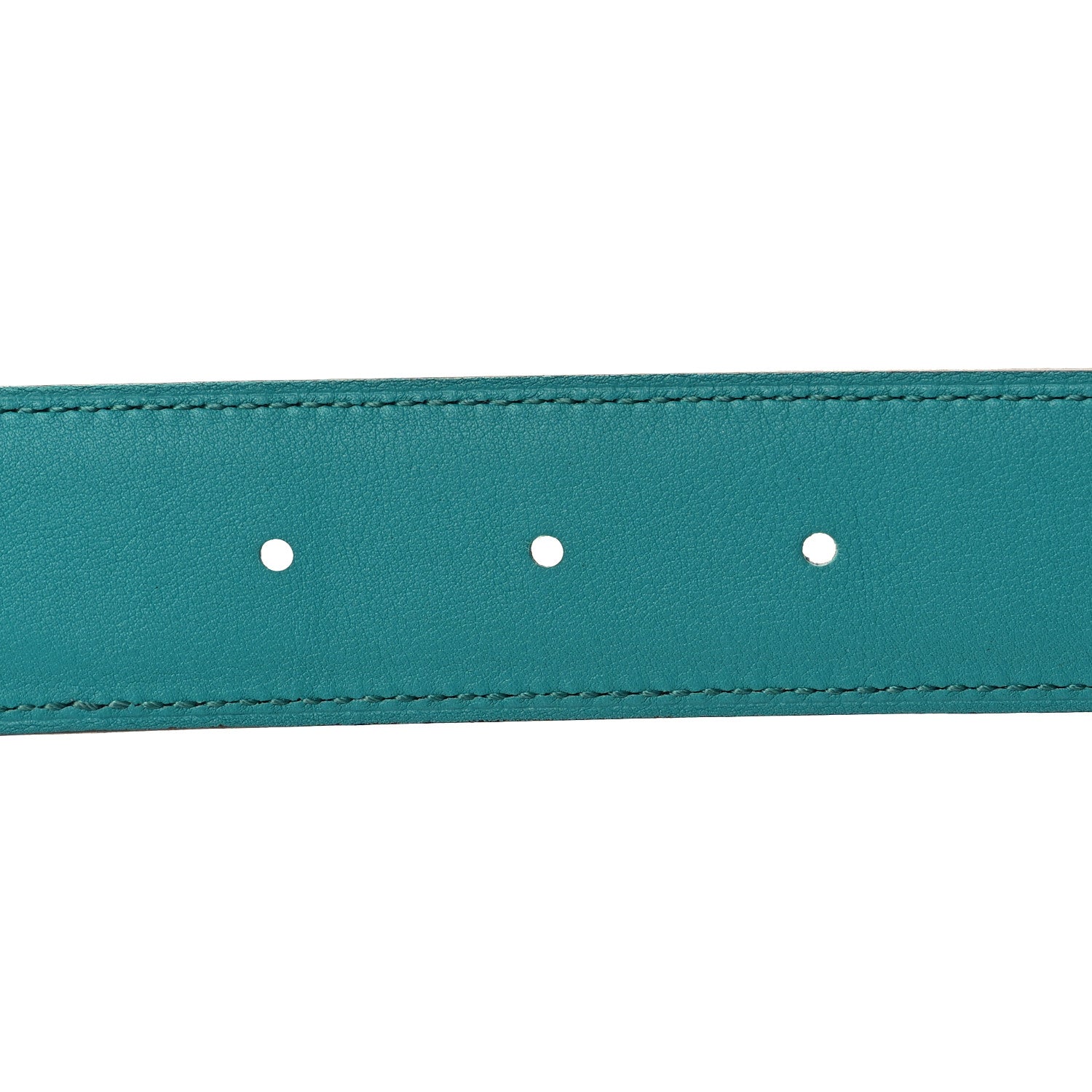 Hermes Swift Epsom Reversible 32mm Belt Strap 85 34 Bleu Indigo Bleu Paon 4 of 5