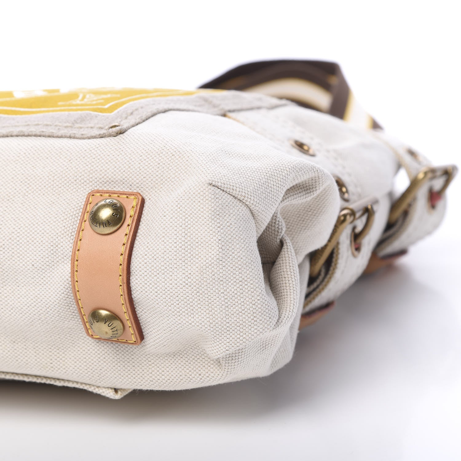 Louis Vuitton Toile Globe Shopper Cabas MM Yellow 8 of 10