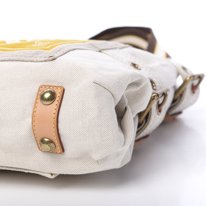 Louis Vuitton Toile Globe Shopper Cabas MM Yellow 8 of 10