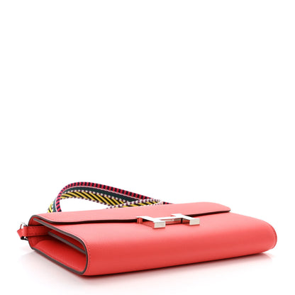 Hermes Evercolor Cavale Constance Long Wallet To Go Rose Texas Multicolor 4 of 11