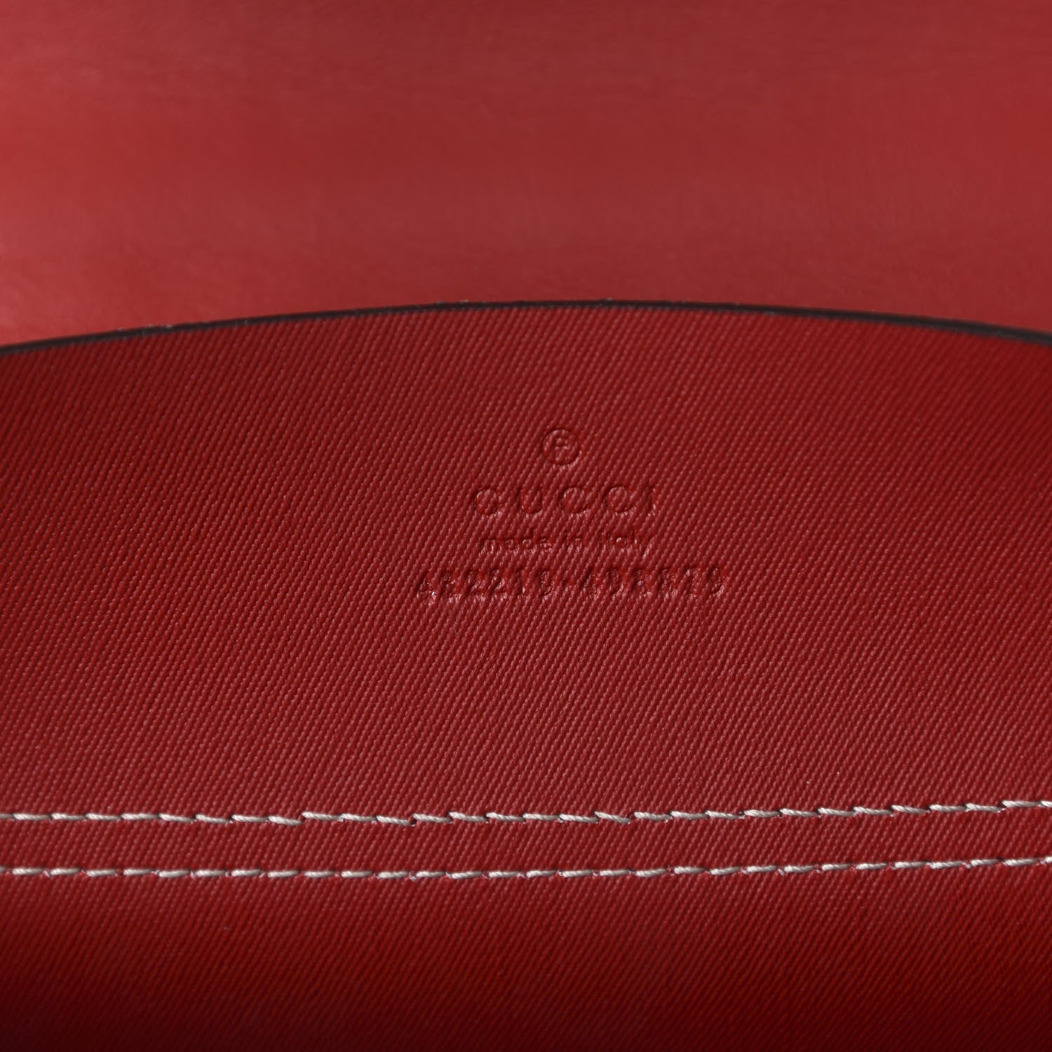 Gucci GG Supreme Monogram Calfskin Medium Padlock Shoulder Bag Beige Blue Hibiscus Red 8 of 10