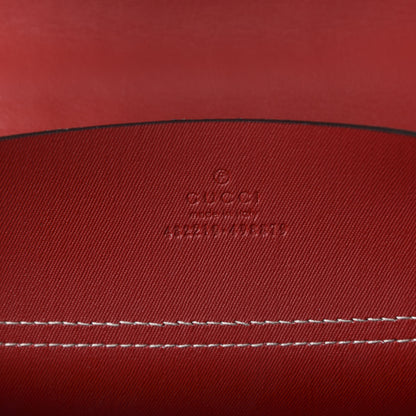 Gucci GG Supreme Monogram Calfskin Medium Padlock Shoulder Bag Beige Blue Hibiscus Red 8 of 10