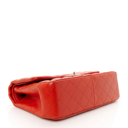 Chanel Lambskin Quilted Jumbo Double Flap Red 4 of 11