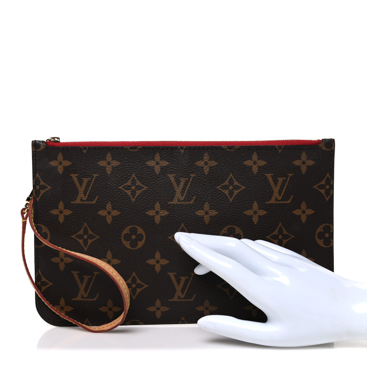 Louis Vuitton Monogram Neverfull MM GM Pochette Cherry 2 of 6