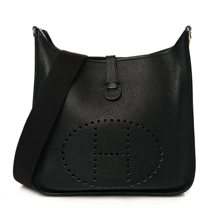 Hermes Taurillon Clemence Evelyne GM Black 1 of 11