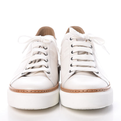 Hermes Calfskin Polo Sneakers 40 White 2 of 10