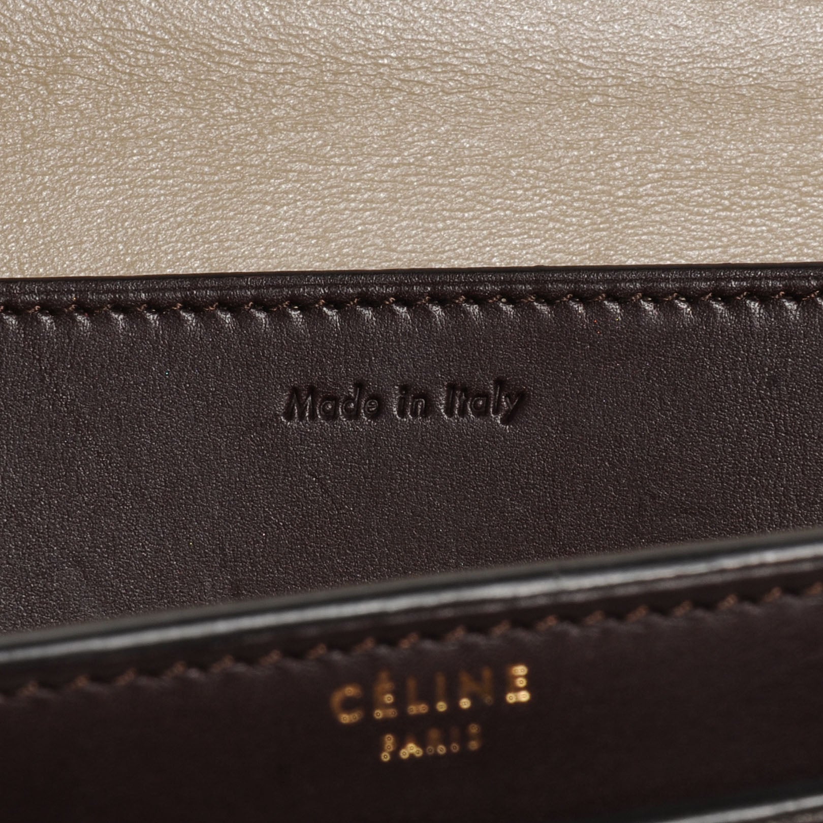 Celine Smooth Calfskin Medium Case Chain Flap Burgundy 7 of 8