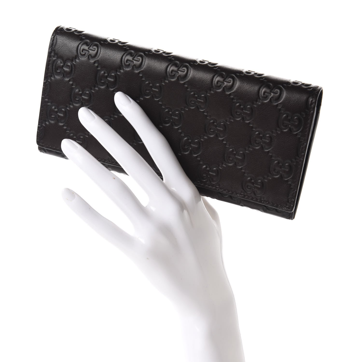 Gucci Guccissima Avel Continental Flap Wallet Brown 2 of 9