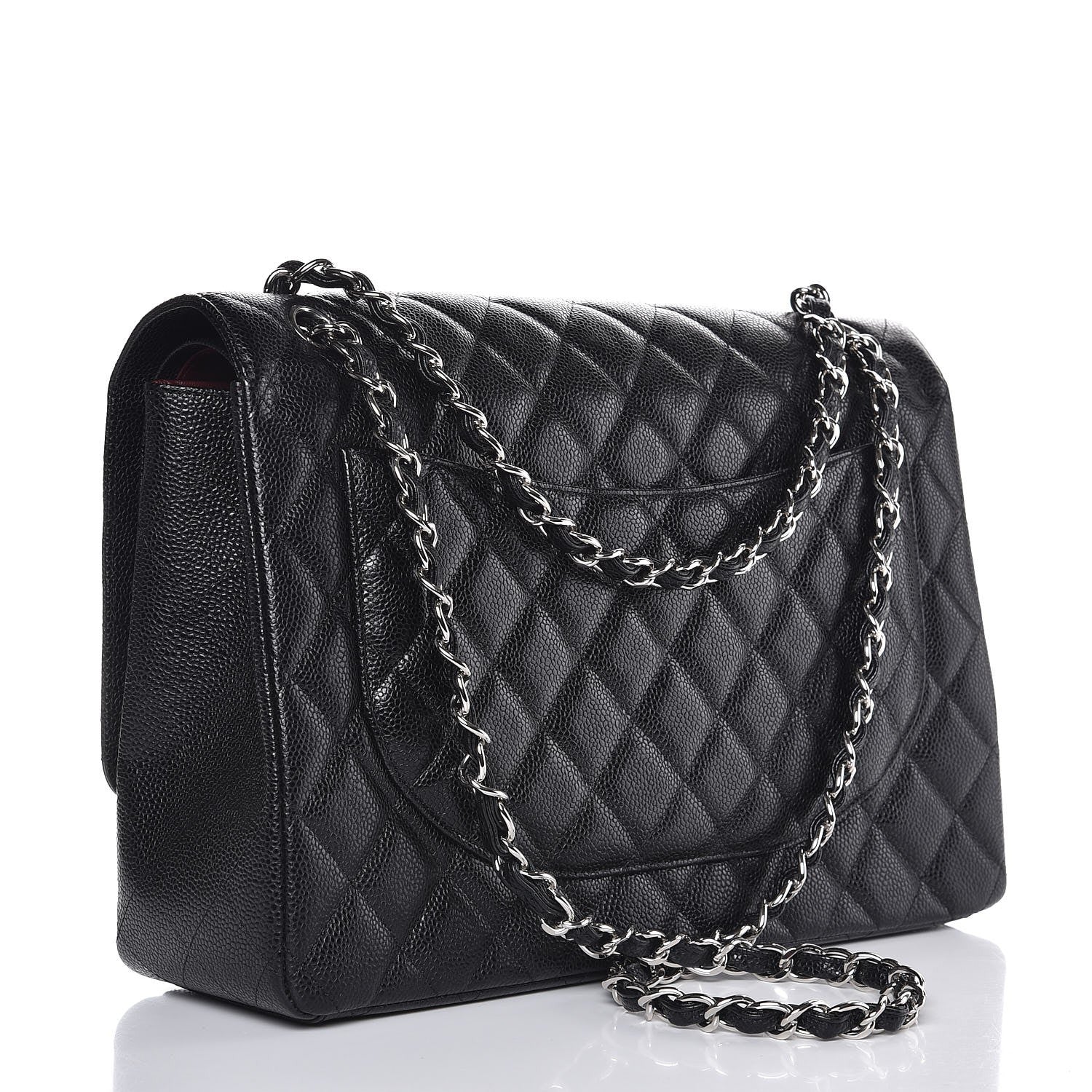 Chanel Caviar Quilted Maxi Double Flap Black 3 of 8