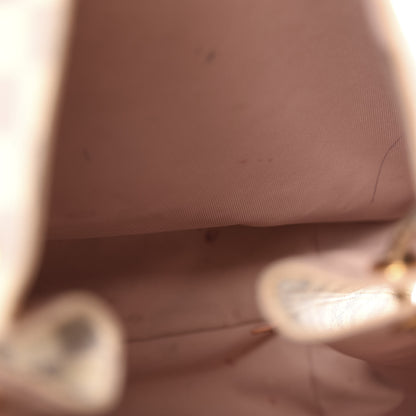 Louis Vuitton Damier Azur Graceful MM Rose Ballerine 9 of 12