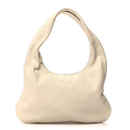 The Row Grained Calfskin Medium Everyday Shoulder Bag Ivory 1 of 10