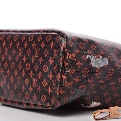 Louis Vuitton Catogram Neverfull MM Marron 7 of 9