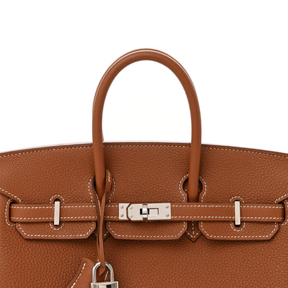 Hermes Togo Birkin 25 Gold 8 of 11