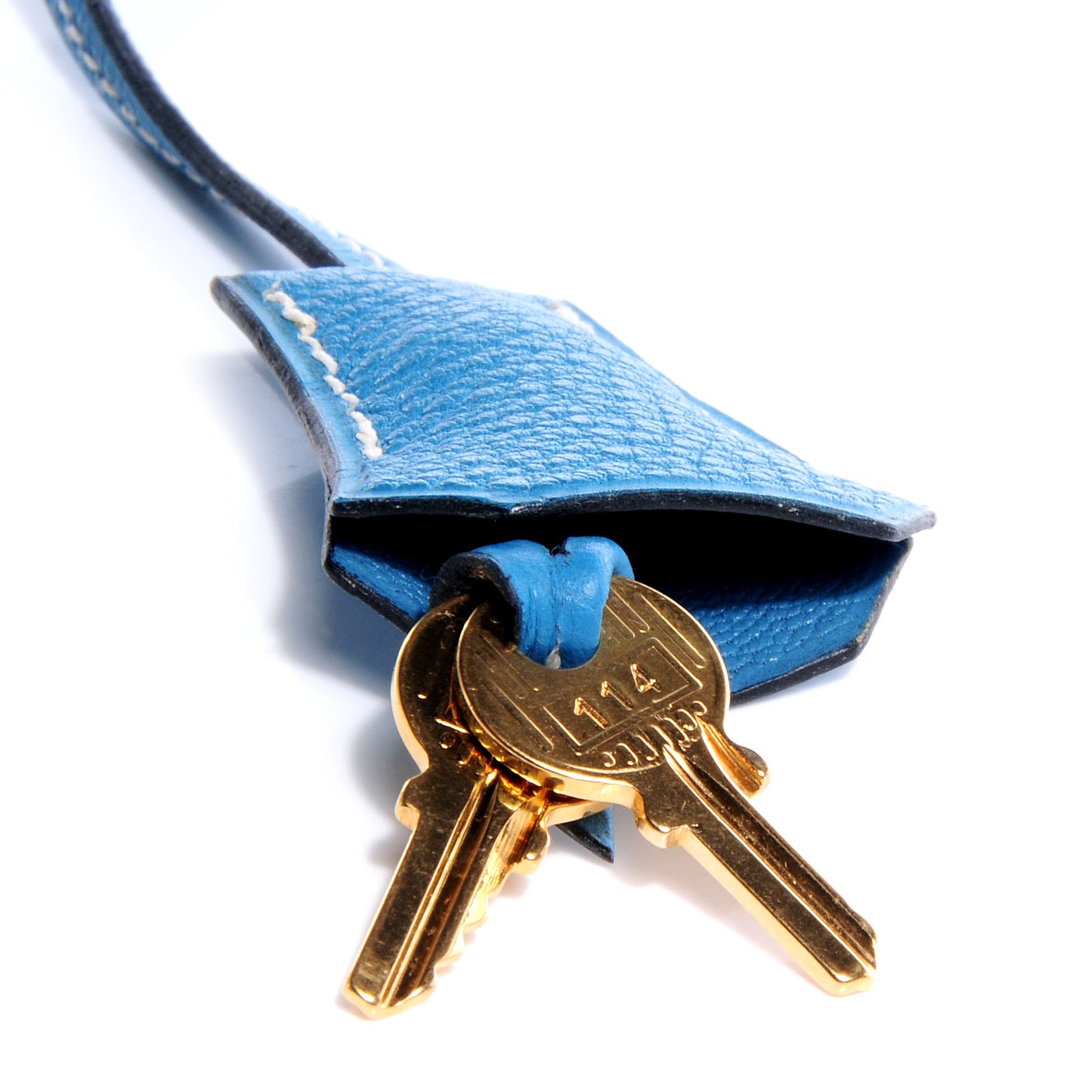 Taurillon Clemence Clochette Cadena Lock and Key Gold Mykonos