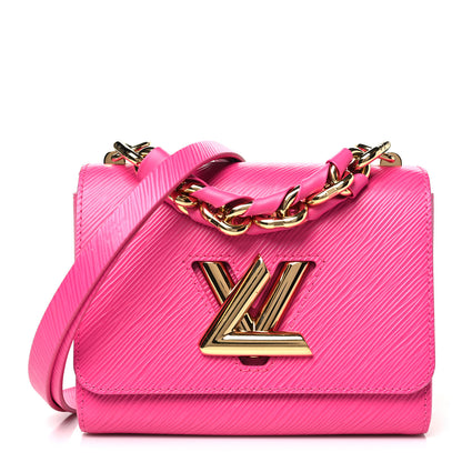 Louis Vuitton Epi Twist Braided Chain Shoulder Bag PM Rose Miami Pink 1 of 10
