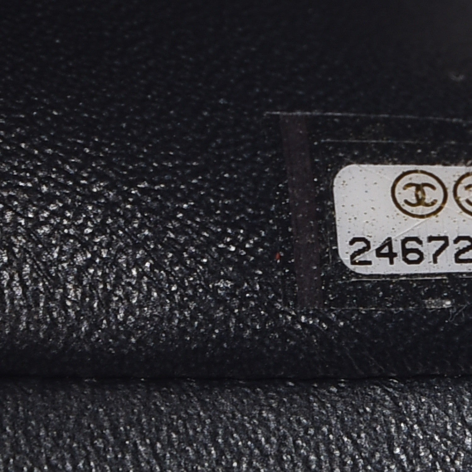 Chanel Iridescent Caviar Chevron Quilted Mini Rectangular Flap Black 7 of 7