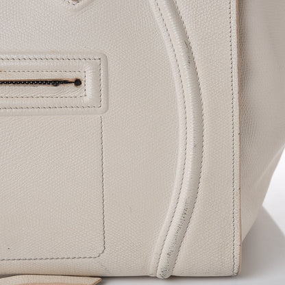 Celine Grained Calfskin Medium Phantom Luggage Cream 26 of 34