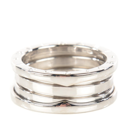 Bulgari 18K White Gold B.Zero1 3 Band Ring 58 8.5 1 of 6