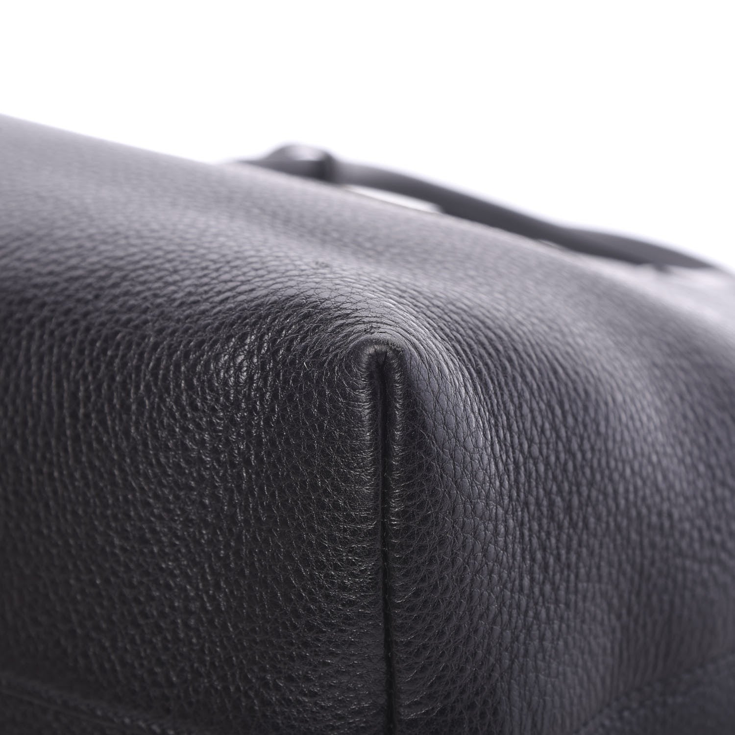 Prada Vitello Daino Tote Black 10 of 15