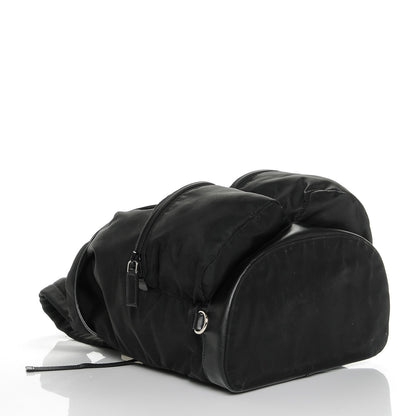 Prada Nylon Vela Single Buckle Backpack Black 4 of 6