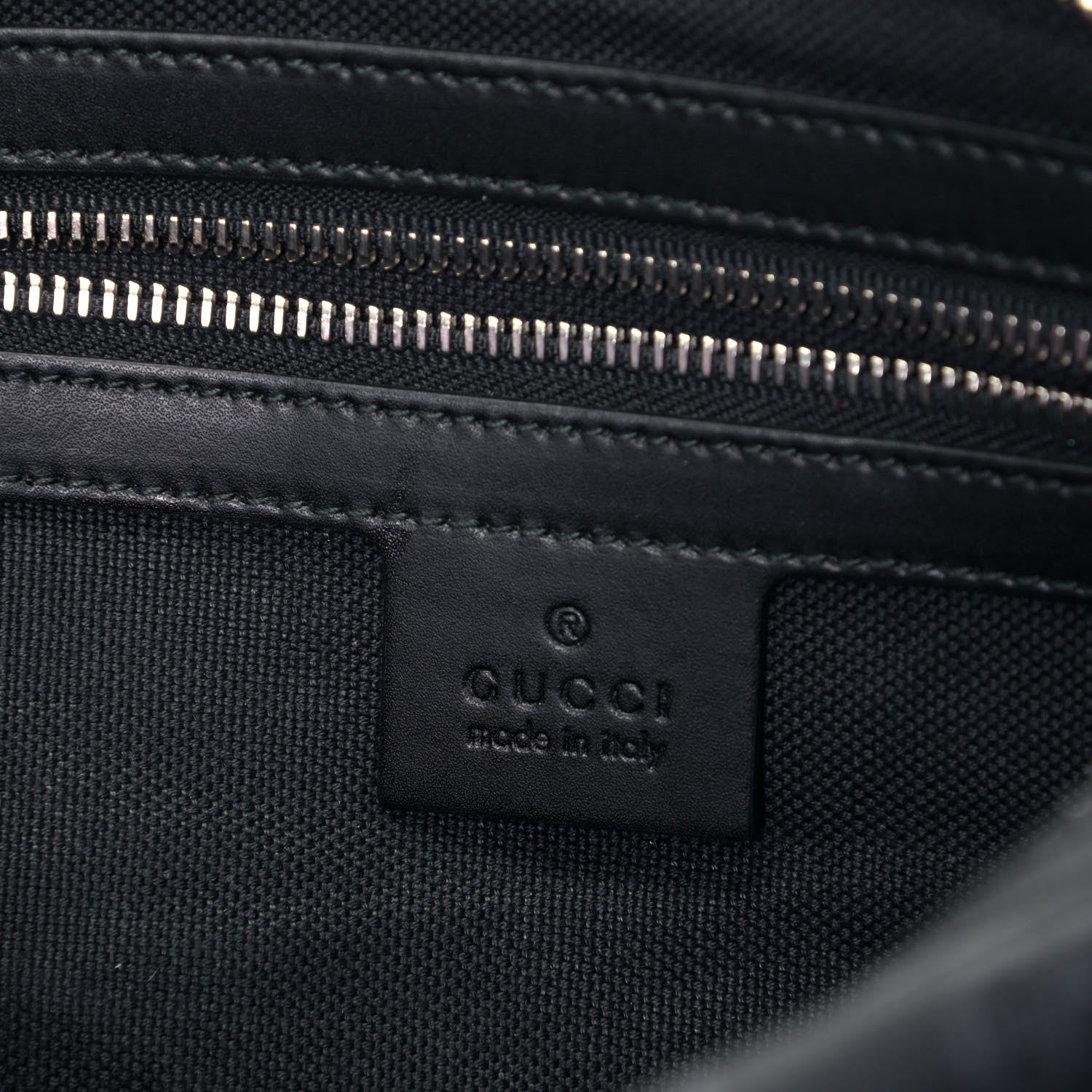 Gucci Soft GG Supreme Monogram Web Belt Bag Black Grey 5 of 5