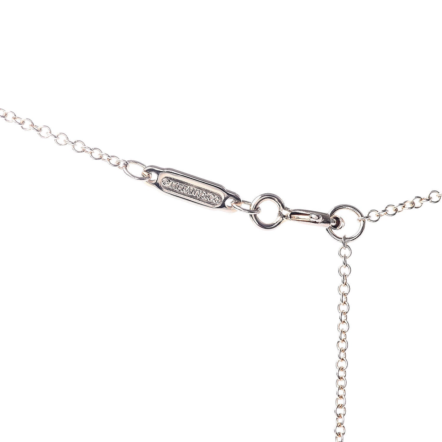 18K Rose Gold Small T Smile Pendant Necklace