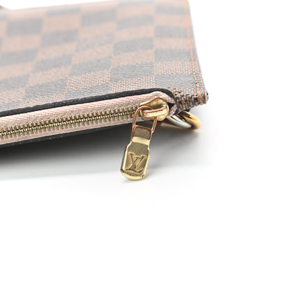 Louis Vuitton Damier Ebene Neverfull MM GM Pochette Rose Ballerine 10 of 12
