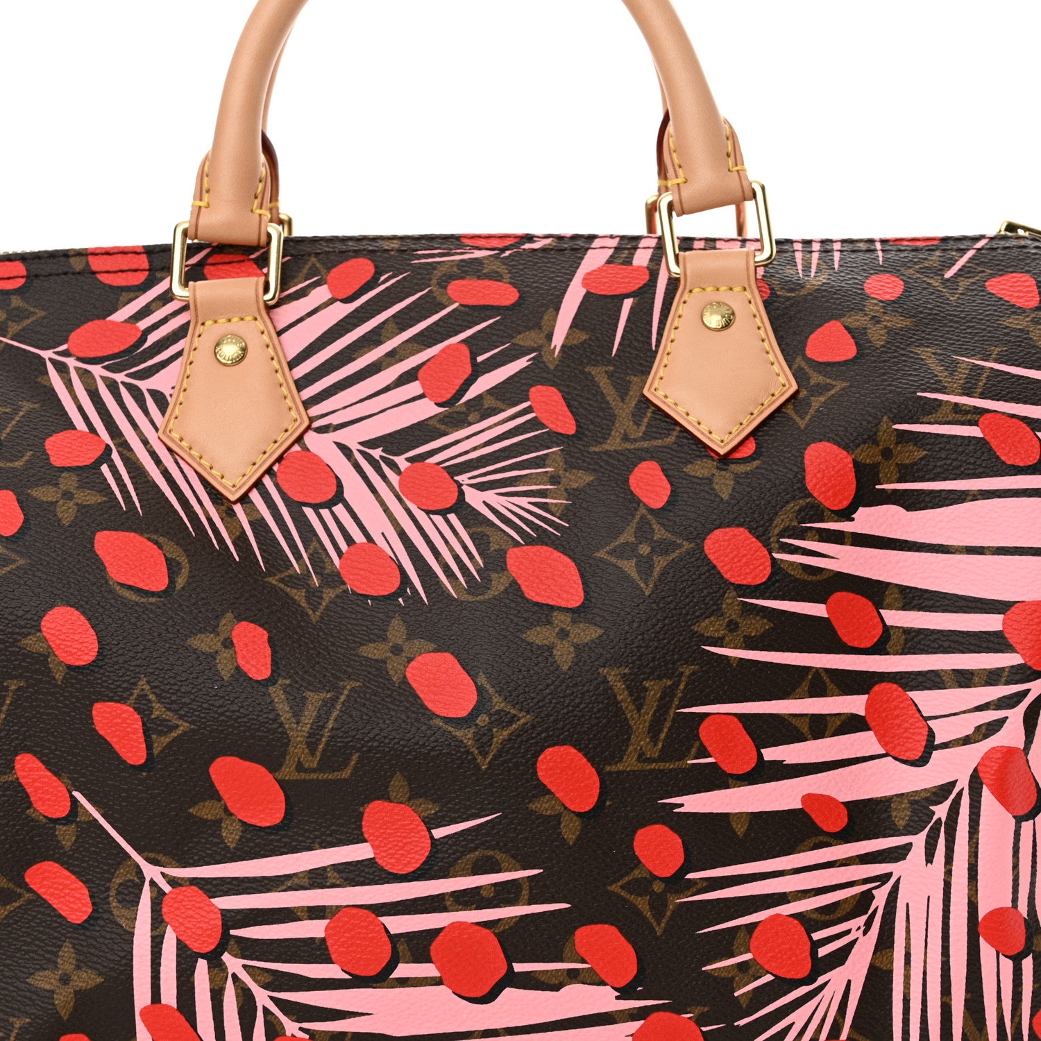 Louis Vuitton Monogram Jungle Dots Speedy 30 Sugar Pink Poppy 8 of 10