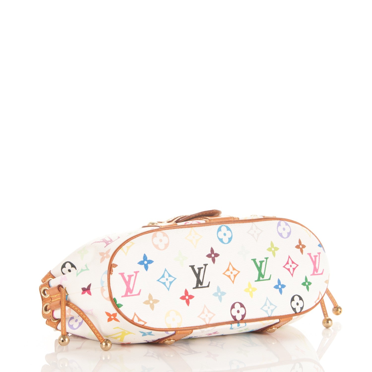 Louis Vuitton Monogram Multicolor Theda GM White 4 of 8